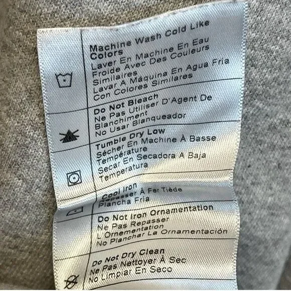 CARHARTT Men’s Hoodie Sweatshirt 3XL Heather Grey Logo Sleeve Loose Fit Pocket - Picture 8 of 14